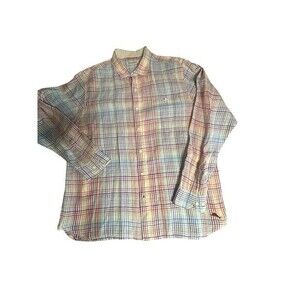 Tommy Bahama Multicolor‎ Plaid Casual Button Down Shirt